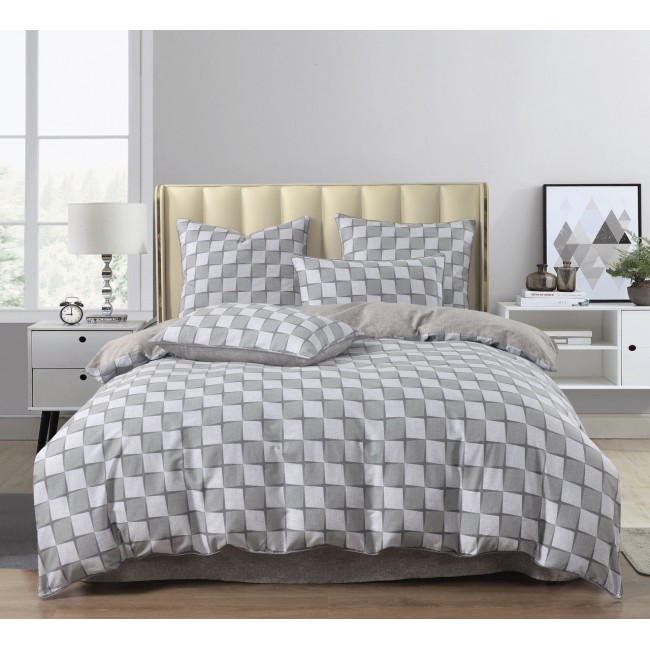 Банифаций (серый) КПБ сатин 7Е