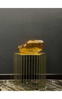 Ирен (янтарь) Ваза стеклянная 32х14х17см Sofi De MarkO