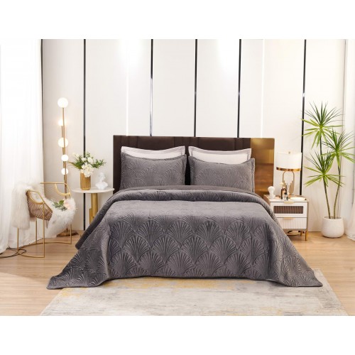 Ариэль (антрацит) Покрывало 240x260 Sofi De MarkO