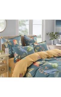 Элиан (синий) КПБ сатин 1.6