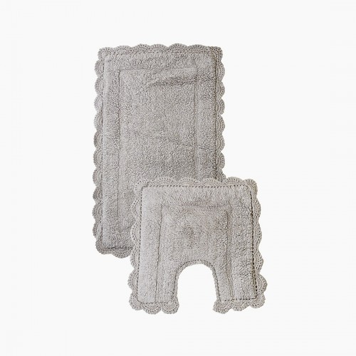 CLEO (серая) набор ковриков для ванной комнаты 60х100 и 50х50см Sofi De MarkO