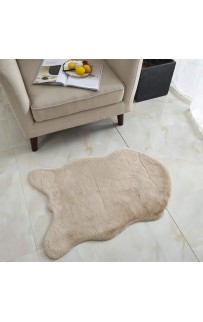 Коврик Плюшевый (беж) 80х120