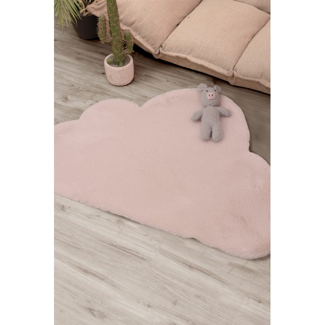 Облако (св роз) Коврик плюшевый