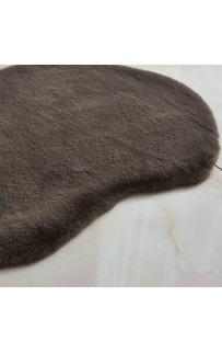 Коврик Плюшевый (шоколад) 80х120