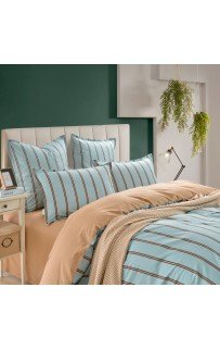 Вивьен (зеленая) комплект постельного белья сатин Евро Макси 2н Sofi De MarkO