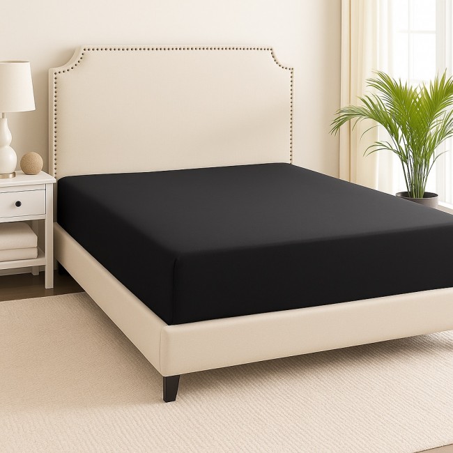 Трисс (черная) Простыня 160х200х20