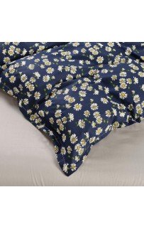 Марго (синяя) комплект постельного белья сатин 1.6 Sofi De MarkO Марго (синяя) комплект постельного белья сатин 1.6 Sofi De MarkO