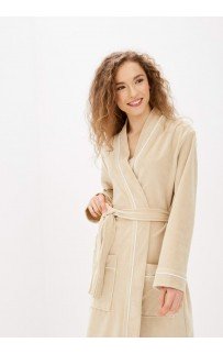 Венера XL (беж) Халат велюровый Sofi De MarkO