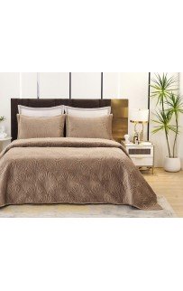 Ариэль (коричневый) Покрывало 240x280