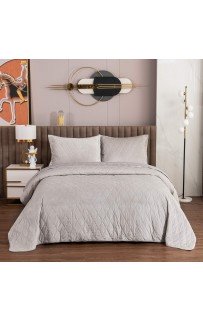 Деметра (светло серая) Покрывало 240х260