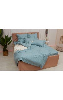 Моне (изумруд) страйп сатин 1.6