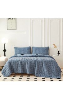 Минелла (серо-голубой) Покрывало 230х250 Sofi De MarkO