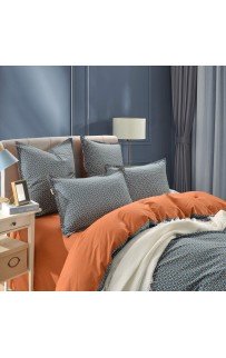 Ахиллес (синий) комплект постельного белья Сатин 2х Sofi De MarkO