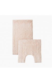 LUNA (пудра) набор ковриков для ванной комнаты 60х100 и 50х50 Sofi De MarkO