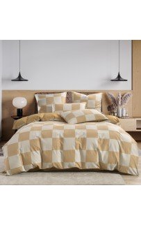 Джерри (беж) комплект постельного белья сатин Евро Sofi De MarkO