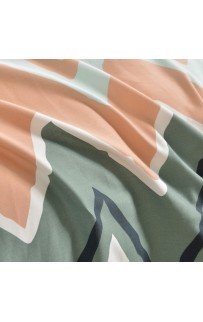 Пейтон (зеленый) КПБ сатин 2х