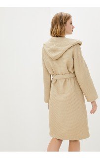 Наоми (кофе) М Халат вафельный с капюшоном Sofi De MarkO