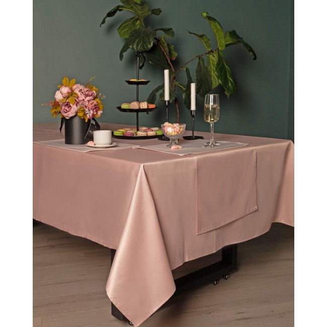 Серенити (пепел роза) Скатерть 140х180 Sofi De MarkO