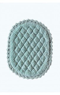 Florence (ментол) набор ковриков для ванной кружевной 60х100 и 50х70 Sofi De MarkO