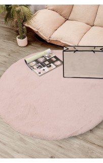 Коврик Плюшевый (св роз) 100х100 Коврик Плюшевый (св роз) 100х100