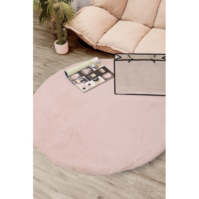 Коврик Плюшевый (св роз) 100х100 Коврик Плюшевый (св роз) 100х100