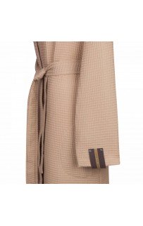 Наоми (кофе) М Халат вафельный с капюшоном Sofi De MarkO