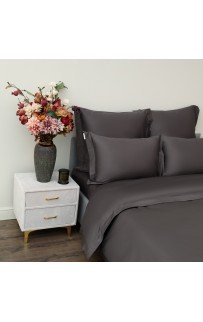 Моно (антрацит) комплект постельного белья Евро Sofi De MarkO