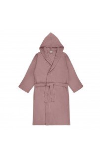 Naomi (марсала) L (р.56-58) Халат вафельный с капюшоном Sofi De MarkO