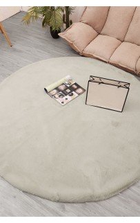 Коврик Плюшевый (крем) 100х100