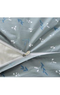 Монпелье (зеленый) КПБ сатин Евро