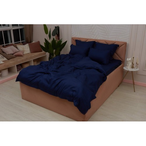 Моне (синий) страйп сатин 7Е Sofi De MarkO