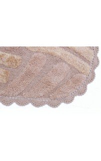 NANCY (капучино) набор ковриков для ванной кружевной 60х100 и 50х70 Sofi De MarkO
