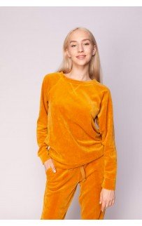 Лорен (горчичный) XS Костюм велюровый Sofi De MarkO