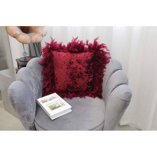 Бурлеск (бордо) Наволочка 40х40 Sofi De MarkO