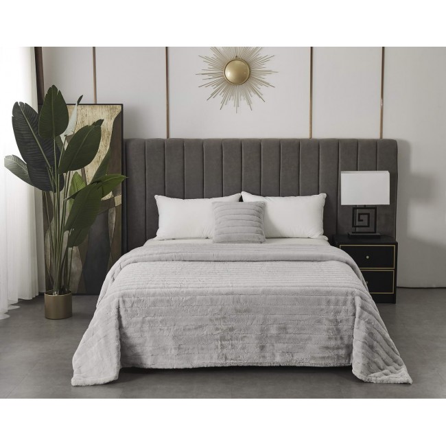 Анабель (серое) Покрывало 220х240