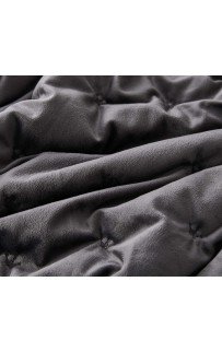Лея (антрацит) Покрывало 160х220 Sofi De MarkO