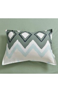 Пейтон (зеленый) КПБ сатин 2х