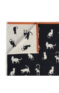 Kitty (черное) 70х140 Полотенце Махровое Sofi De MarkO