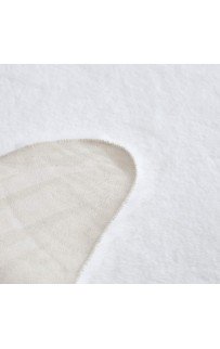 Коврик Плюшевый (белый) 80х120 Sofi De MarkO