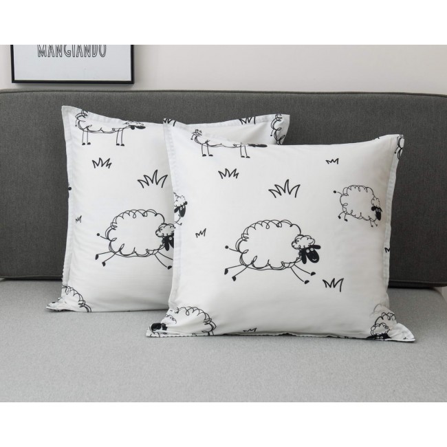 Долли (белая) Наволочка Сатин 70х70 (2шт) Sofi De MarkO