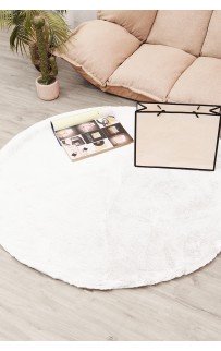 Коврик Плюшевый (белый) 100х100 Коврик Плюшевый (белый) 100х100