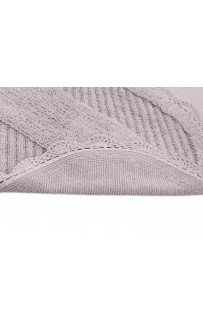LAURA (серо-лиловый) набор ковриков для ванной кружевной 60х100 и 50х70 Sofi De MarkO