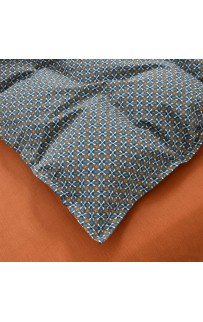 Ахиллес (синий) комплект постельного белья Сатин 2х Sofi De MarkO