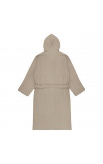 Naomi (беж) S (р.52-54) Халат вафельный с капюшоном Sofi De MarkO