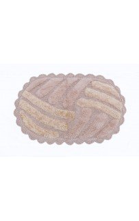 NANCY (капучино) набор ковриков для ванной кружевной 60х100 и 50х70 Sofi De MarkO