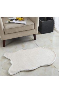 Коврик Плюшевый (белый) 80х120 Sofi De MarkO