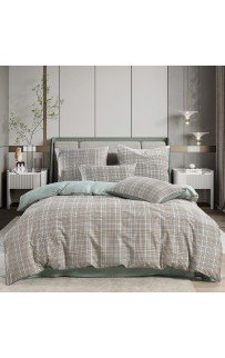 Лавр (зеленый) комплект постельного белья сатин 2х Sofi De MarkO