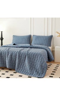 Минелла (серо-голубой) Покрывало 230х250 Sofi De MarkO