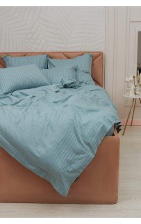 Моне (изумруд) страйп сатин 1.6