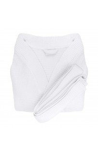 Эрин (белый) M (р.54-56) Халат вафельный Sofi De MarkO Эрин (белый) M (р.54-56) Халат вафельный Sofi De MarkO